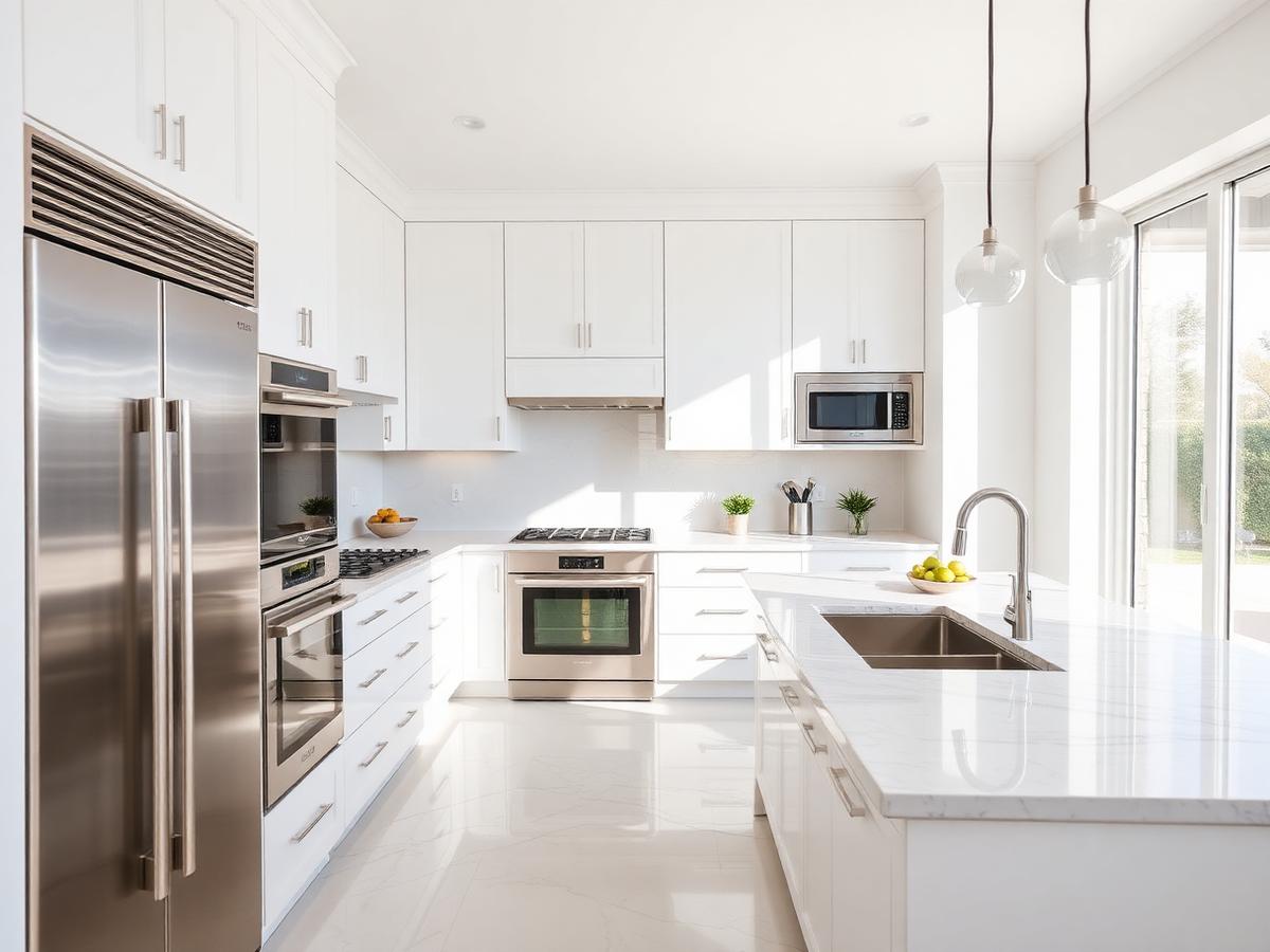 Deep kitchen cleaning near me — NovoKlean cleaners in Long Island & NYC scrub and sanitize a luxury kitchen